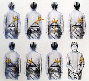 An image displaying various way on wearing ker...