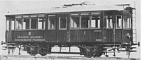 Triebwagen kkStB 21 001 der Lokalbahn NWP (1908)