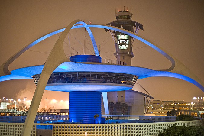 The "Theme Building" at LAX airport