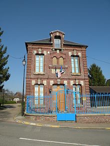 Ang Town Hall sa La Houssoye