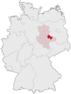 Lokasi Anhalt-Zerbst di Jerman
