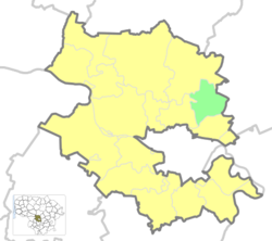 Location of Lapės Eldership