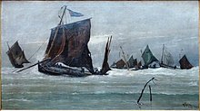 Fischerboote in Berck (1877)