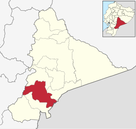 Localisation de Canton de Limón Indanza