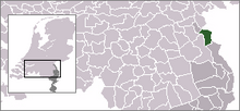 Situo de la municipo Gennep