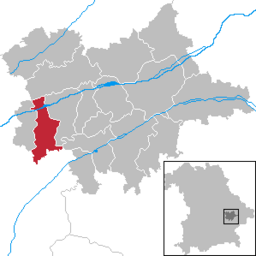 Läget för Loiching i Landkreis Dingolfing-Landau