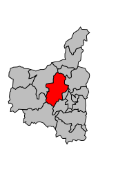 Cantone di Renwez – Mappa