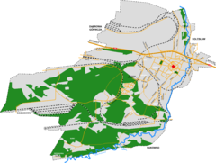 Localização de Sławków na Polónia