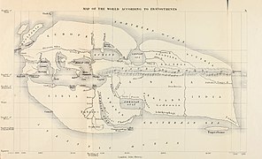 Ricostruzione della carta del mondo di Eratostene