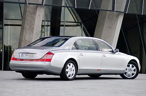 Maybach 62 in front of Mercedes-Benz Museum, S...