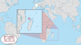 Localisation de Mayotte