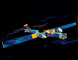 U.S. military MILSTAR communications satellite