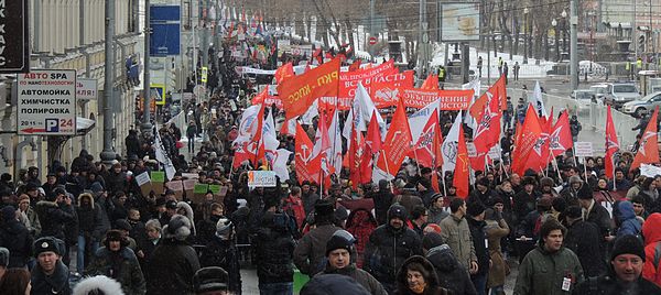 Социальный марш «За права москвичей» (Москва, Трубная площадь; 2 марта 2013 года)