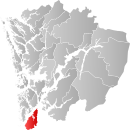 Vị trí Sveio tại Hordaland