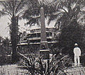 Monument voor Nachtigal in Douala (foto rond 1896)