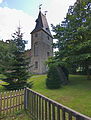 Dorfkirche mit dem Walmdach