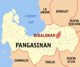 Binalonan na Pangasinan Coordenadas : 16°3'N, 120°36'E