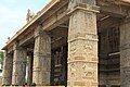 Pillared entrance to temple