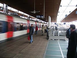 Bahnsteig in Richtung Aulnay-sous-Bois