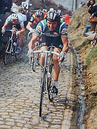 am Koppenberg bei der Flandern-Rundfahrt 1978