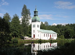 Rydboholms kyrka sedd från nordväst