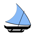 Perahu: satu tiang dengan layar sepit ketam