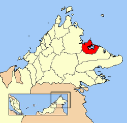 Location in Sabah and Malaysia