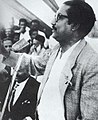 Sheikh Mujibur Rahman anunciando los Seis Puntos el 5 de Febrero de 1966 en Lahore/Sheikh Mujibur Rahman announcing the Six Points on February 5, 1966 at Lahore/Sheikh Mujibur Rahman ħabbar is-Sitt Punti fil-5 ta' Frar, 1966 fil-Lahore