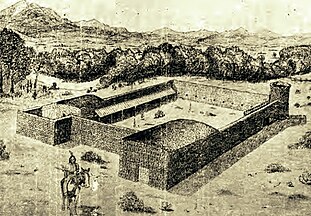 Sketch of Fort Lupton.