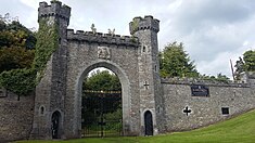 Entrance gate to an Irish castle