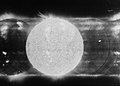 Solar eruption seen in this spectroheliograph covering the wavelength region from 150 to 650 angstroms (Skylab 2, June 10, 1973)