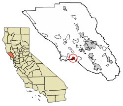 Location with Sonoma County, California