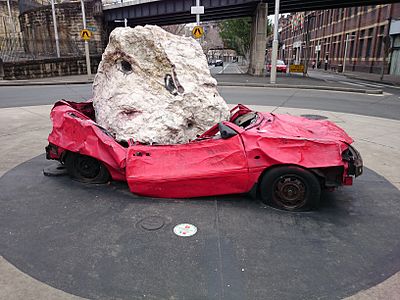 Jimmie Durham (Q445487) – Still Life with Stone and Car (Q28893166) – City of Sydney (Q1094194)