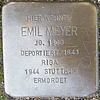 Stolperstein für Emil Meyer