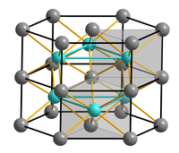 Kristallstruktur von Mangan(II)-tellurid