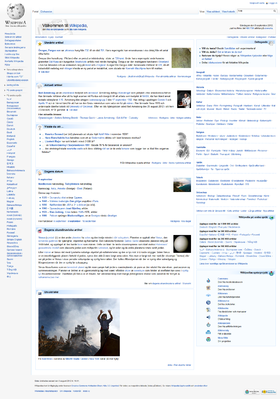 SwedishWikipediaMainpageSc Screenshot9thSeptember2012.png