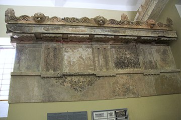 Éléments du temple d'Asclépios.