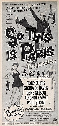 Vignette pour So This Is Paris (film, 1955)