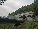 L'entrée du tunnel du Petit Brion.