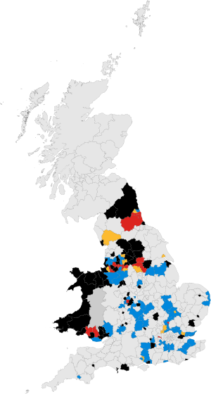 United Kingdom local elections, 2008.svg
