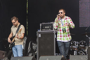 Sebastian Jałosiński i Robert Perendyk podczas festiwalu Ursynalia 2013