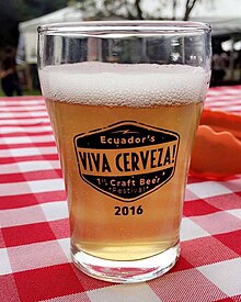 Образец пивного бокала от VIVA Cerveza! Праздник крафтового пива 2016