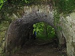 Vaulted entrance to Yester Castle