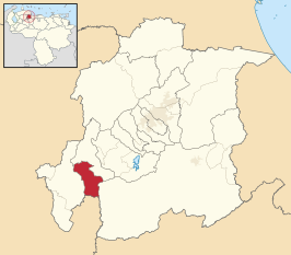Locatie van de gemeente in Yaracuy