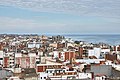 Detalle de la zona este de la ciudad, al fondo con edificios de Pineda.