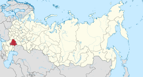 Volgogradin alue Venäjällä, alla kaupungin sijainti alueella