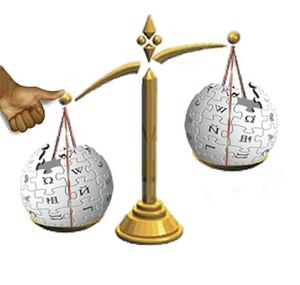 Wikipedia scale of justice 1