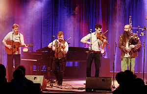 Battlefield Band performing in Freiburg in 2012 2012-01-25 BattlefieldBand 0097.JPG