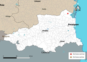 Carte des communes avec sites Seveso