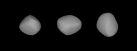 Трёхмерная модель астероида (679) Пакс, построенная по данным кривых блеска